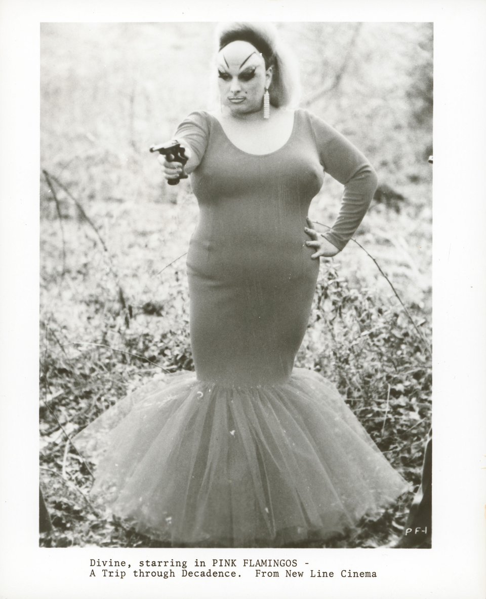 Pink Flamingos Original 1973 U.S. Silver Gelatin Single-Weight Photo