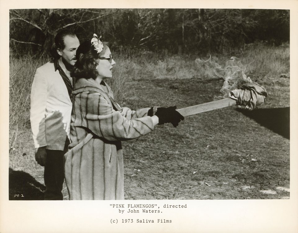 Pink Flamingos Original 1973 U.S. Silver Gelatin Single-Weight Photo