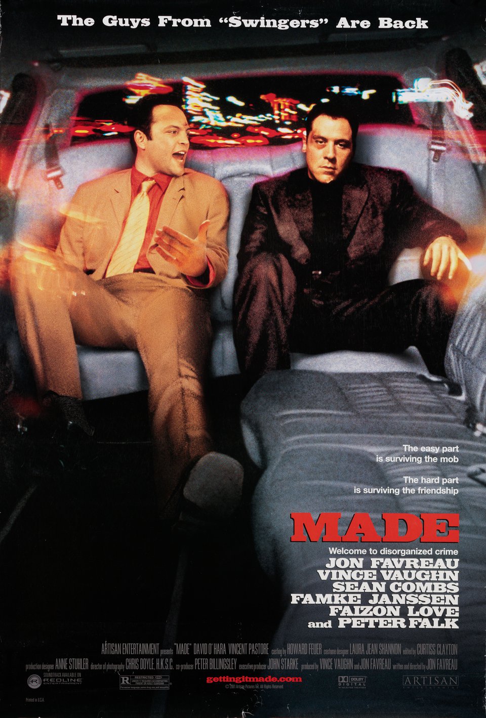 Made Original 2001 U.S. One Sheet Movie Poster