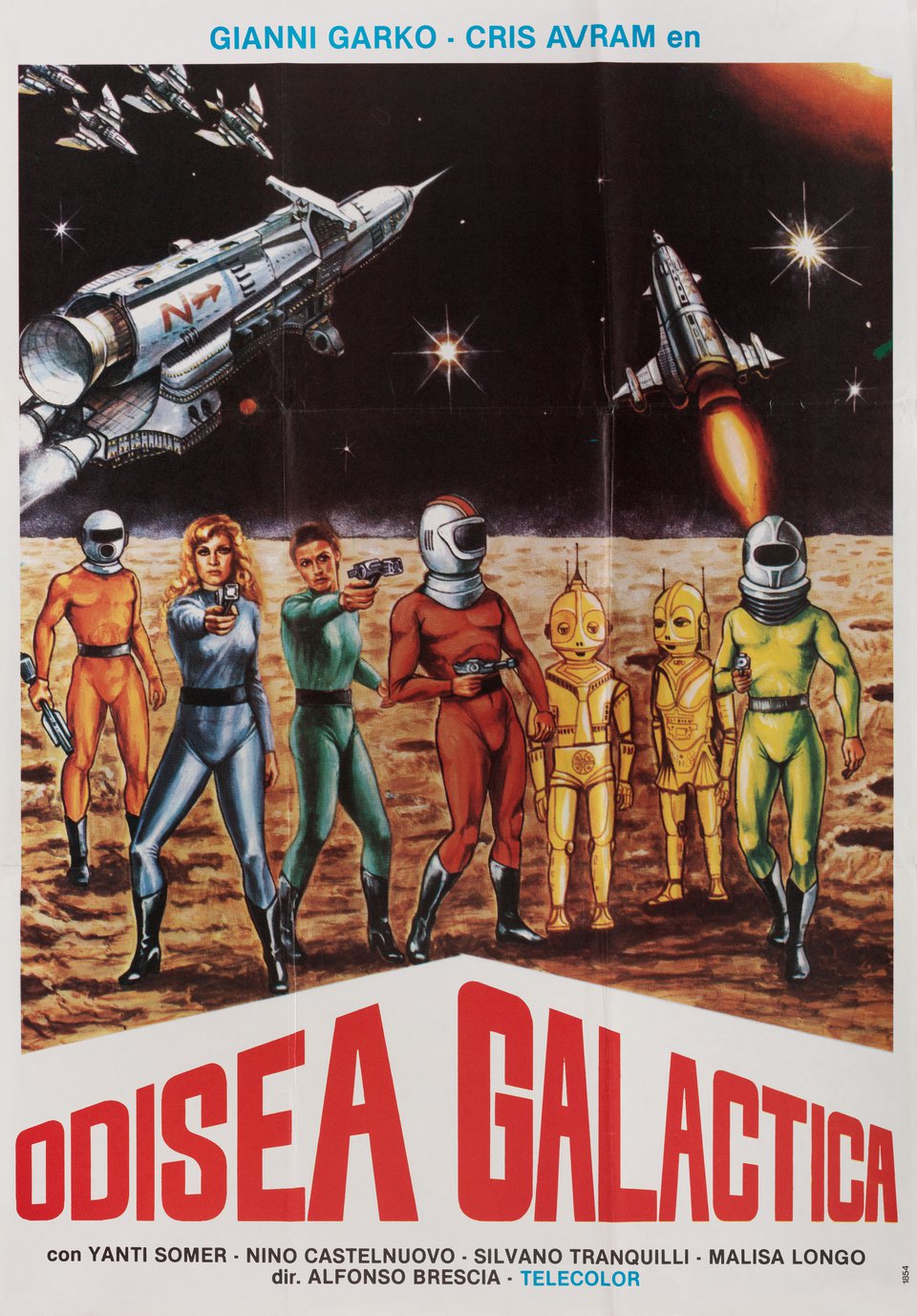 Star Odyssey 1979 Italian Foglio Poster