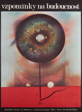 Chariots of the Gods Original 1971 Czech A1 Movie Poster