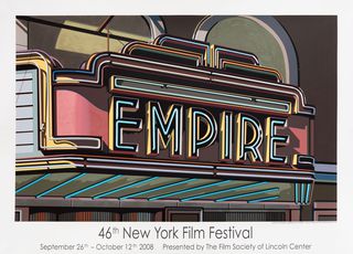 46th New York Film Festival Original 2008 U.S. Half Subway Poster