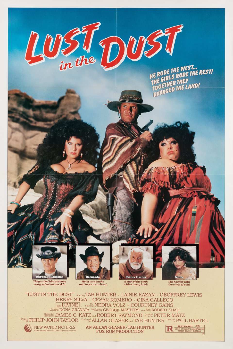 Lust in the Dust Original 1985 U.S. One Sheet Movie Poster