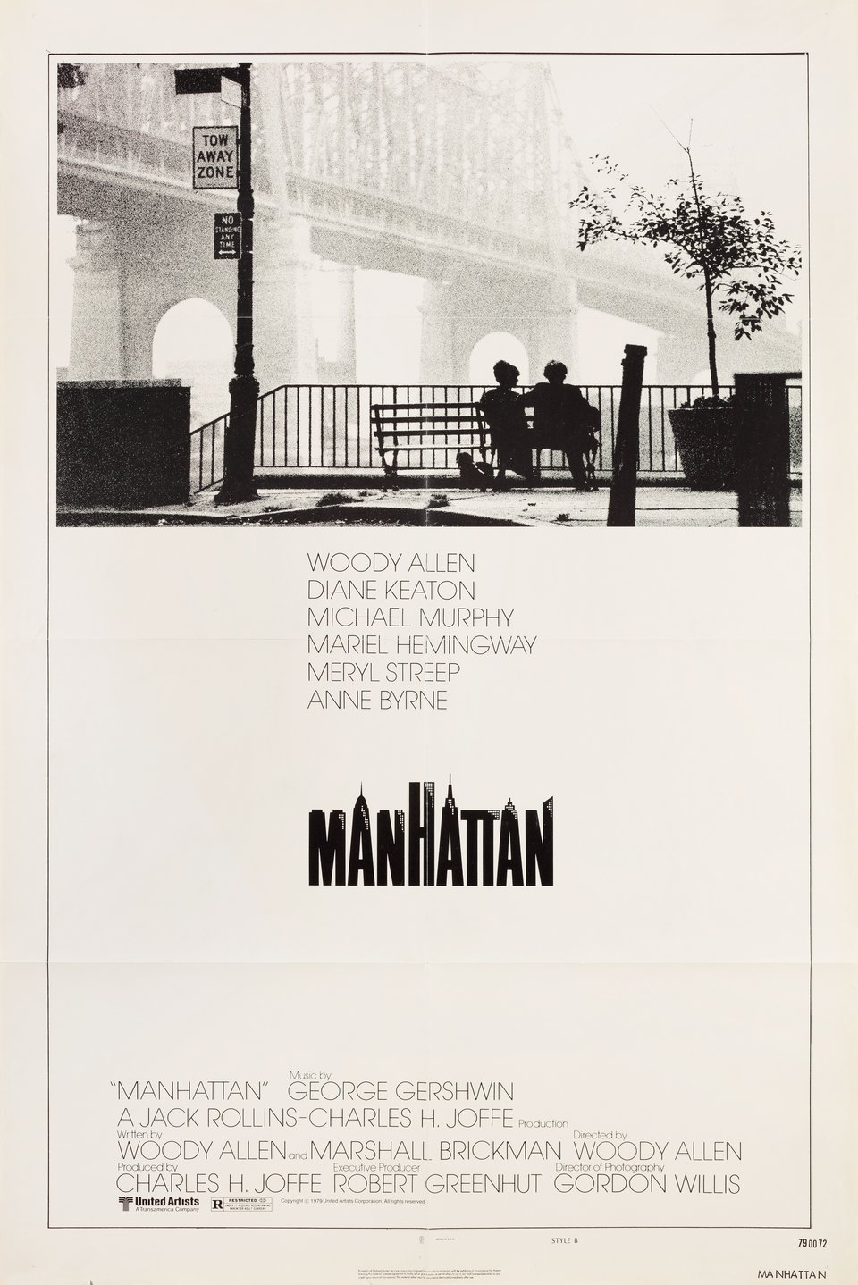 Manhattan Original 1979 U.S. One Sheet Movie Poster