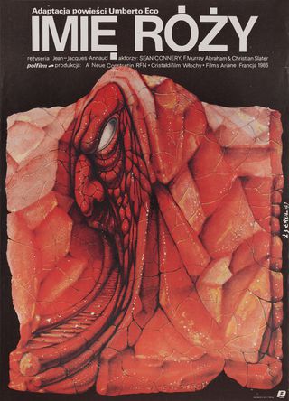 The Name of the Rose Original 1987 Polish B1 Movie Poster