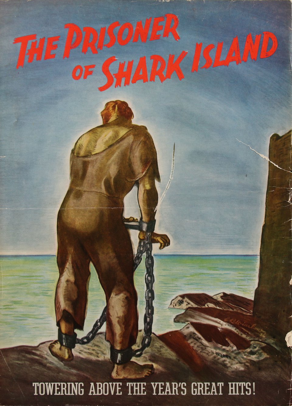 The Prisoner of Shark Island Original 1936 U.S. Movie Pressbook
