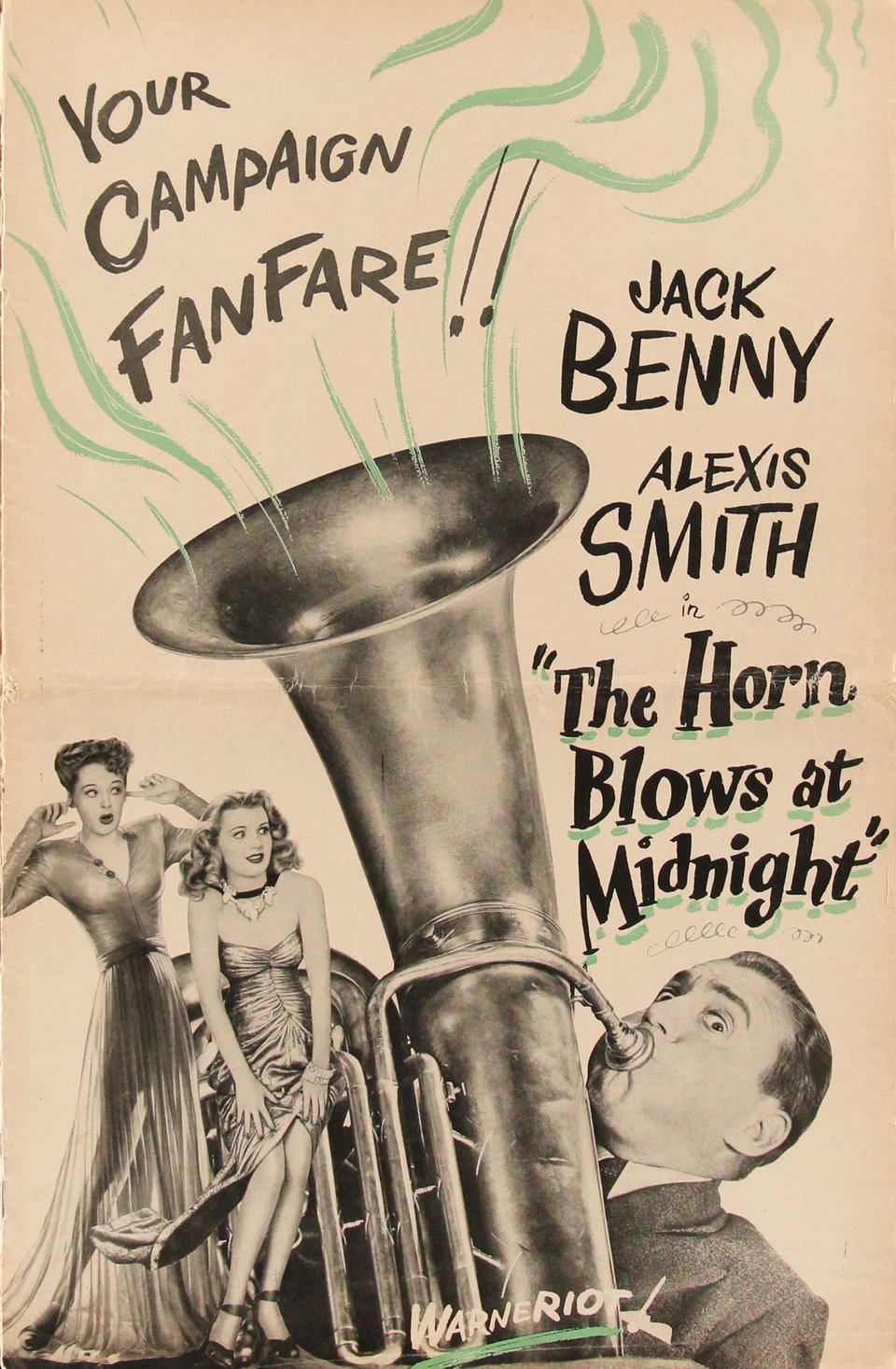 The Horn Blows at Midnight Original 1945 U.S. Movie Pressbook