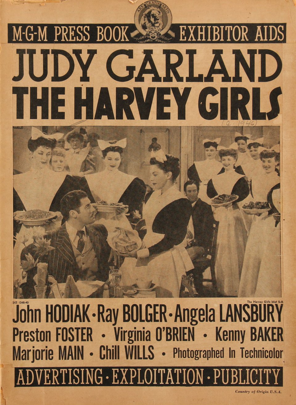 The Harvey Girls Original 1946 U.S. Movie Pressbook