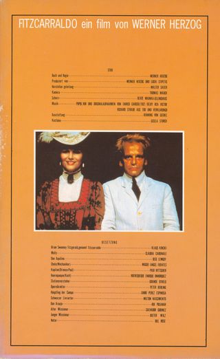 Fitzcarraldo Original 1982 Japanese Movie Program Alternate Image