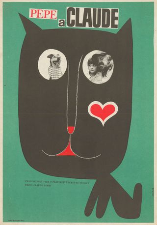 The Two of Us Original 1968 Czech A3 Movie Poster