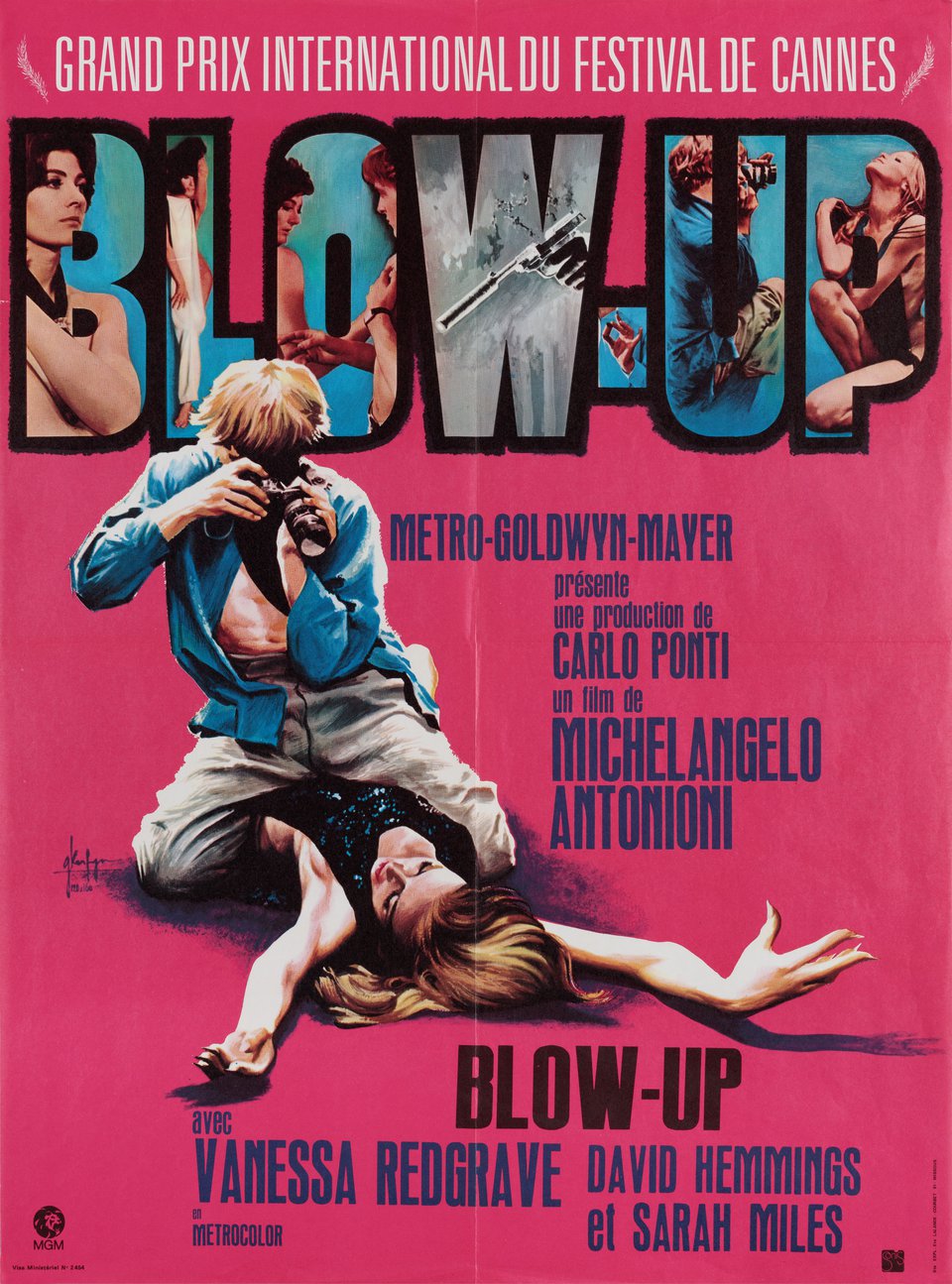 Blow-Up Original R1969 French Moyenne Movie Poster