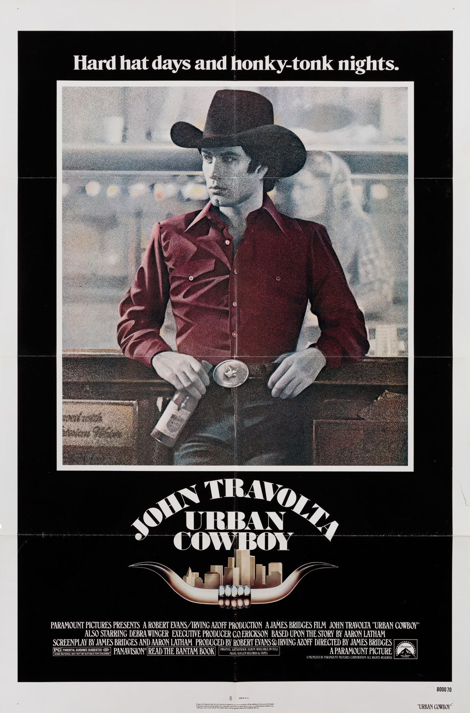 Urban Cowboy Original 1980 U.S. One Sheet Movie Poster