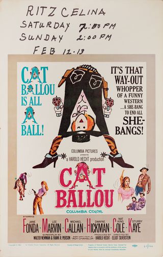 Cat Ballou (1965) Original Movie Posters - Posteritati Movie 