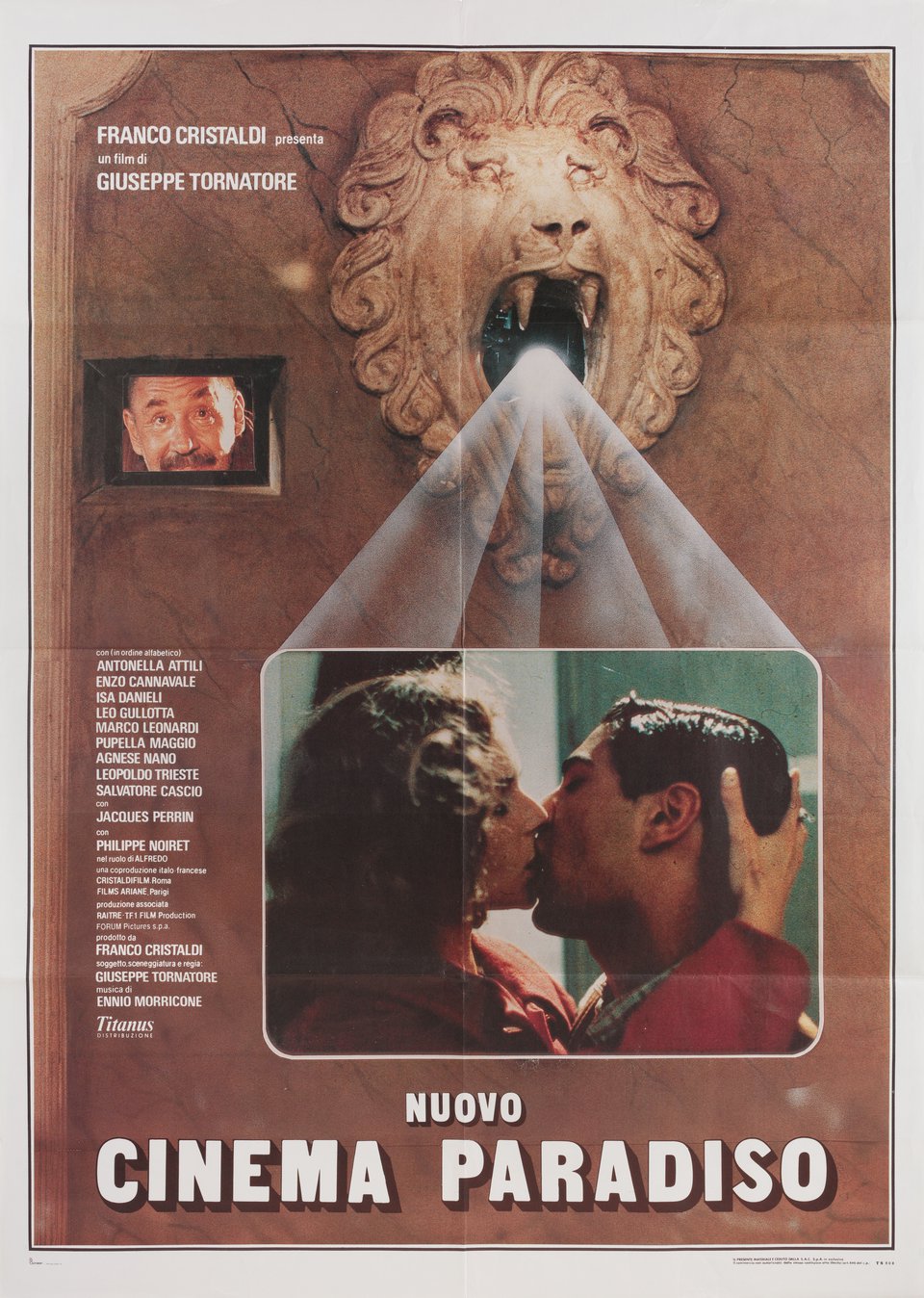 Cinema Paradiso Original 1988 Italian Due Foglio Movie Poster