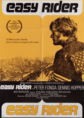 Easy Rider Original R1970s German A1 Movie Poster