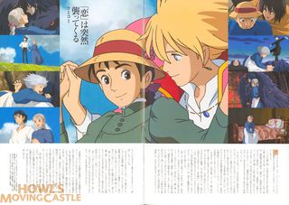 Howl's Moving Castle Original 2004 Japanese Movie Program Alternate Image