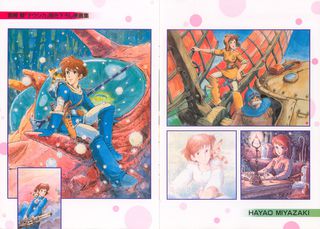 Nausicaa of the Valley of the Wind Original 1984 Japanese Movie Program Alternate Image