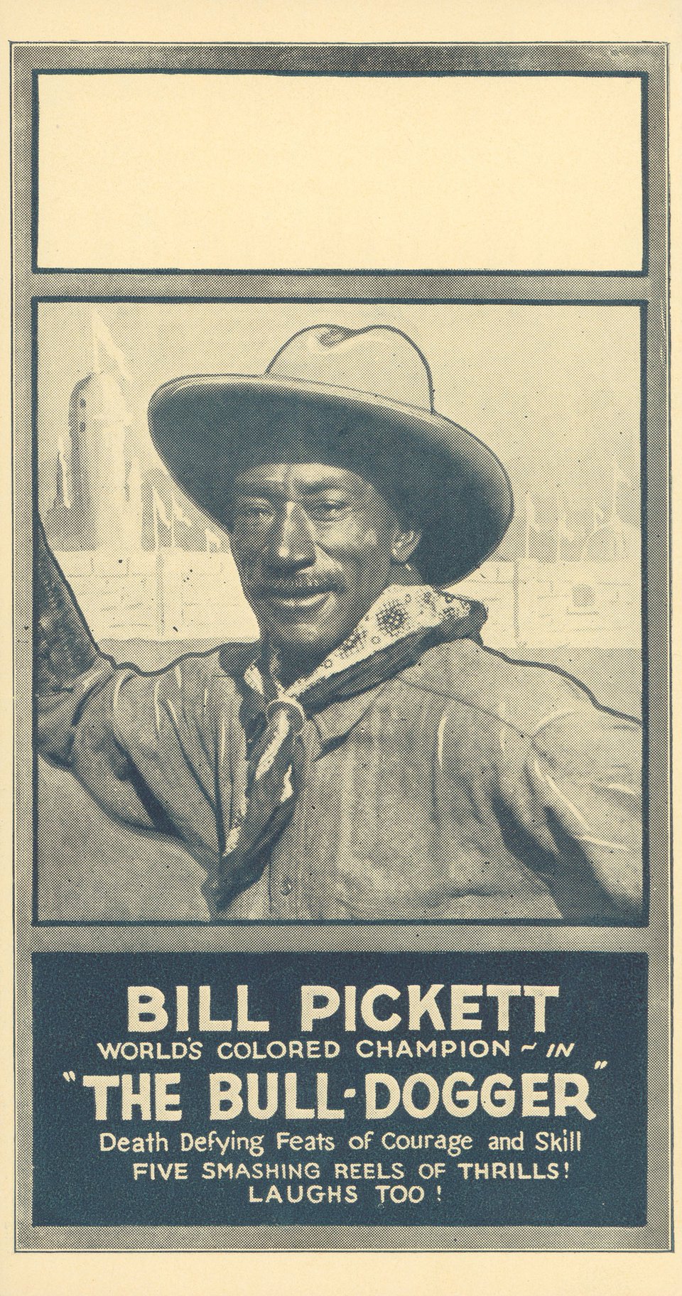 The Bull-Dogger Original 1921 U.S. Movie Herald