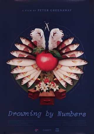 Drowning by Numbers Original R2022 Swedish B1 Movie Poster