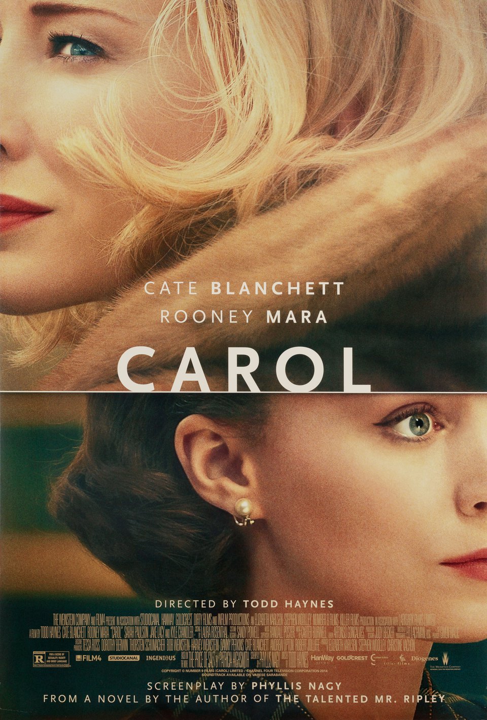 Carol Original 2015 U.S. One Sheet Movie Poster