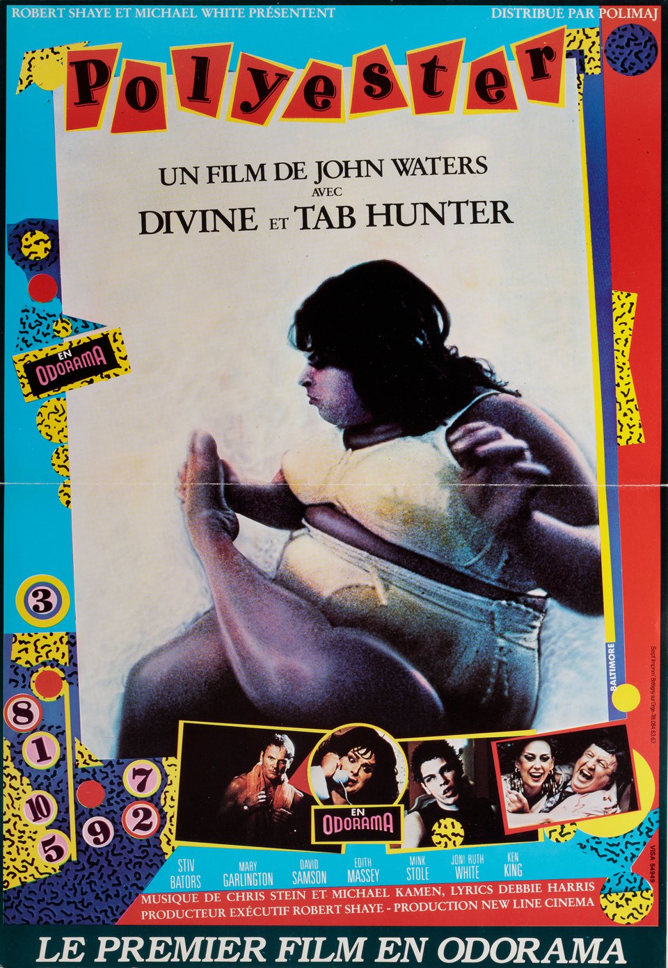 Polyester Original 1981 French Petite Movie Poster