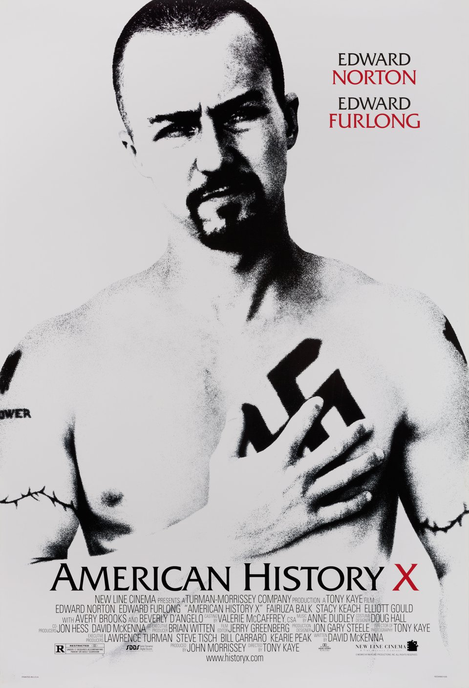 AMERICAN HISTORY X ポスター American History X Original 1998 U.S. One Sheet Movie Poster