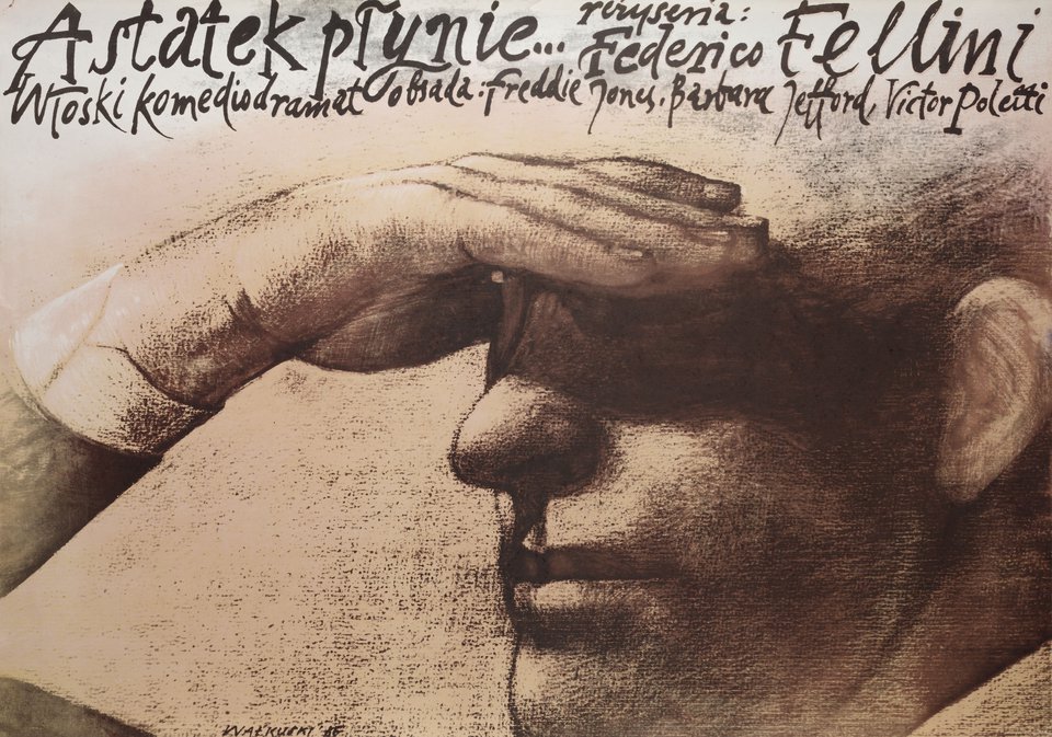 And the Ship Sails On Original 1986 Polish B1 Movie Poster