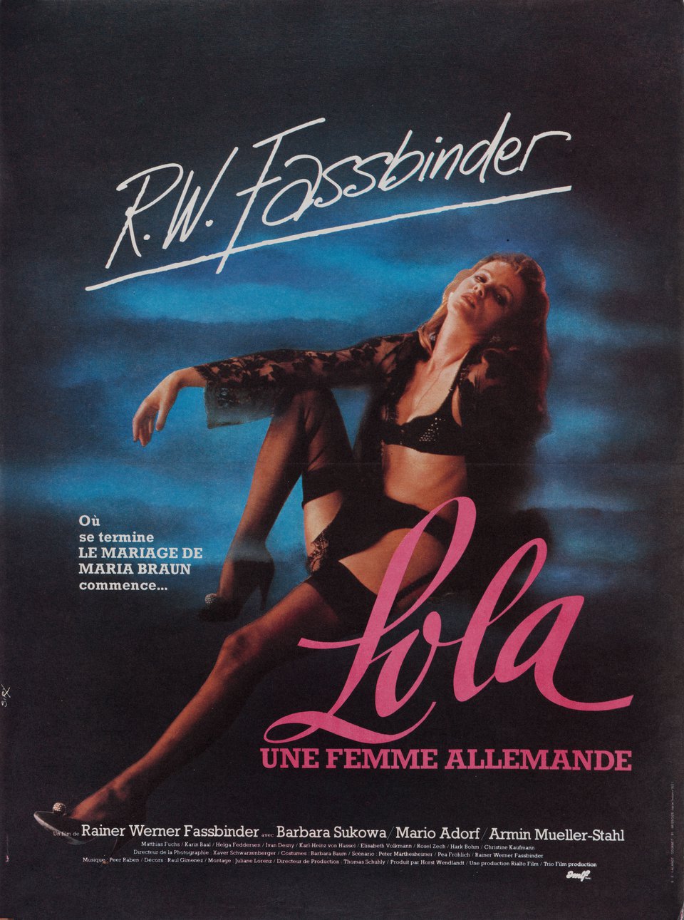 Lola Original 1981 French Petite Movie Poster