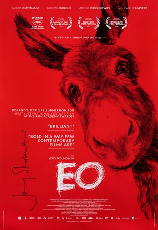 EO Original 2022 U.S. One Sheet Movie Poster Signed by Jerzy Skolimowski