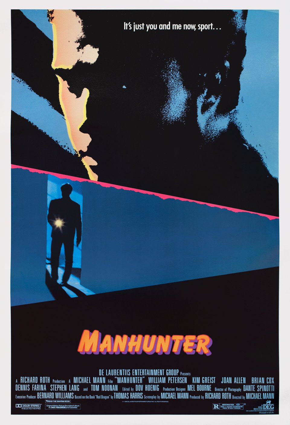 Manhunter Original 1986 U.S. One Sheet Movie Poster