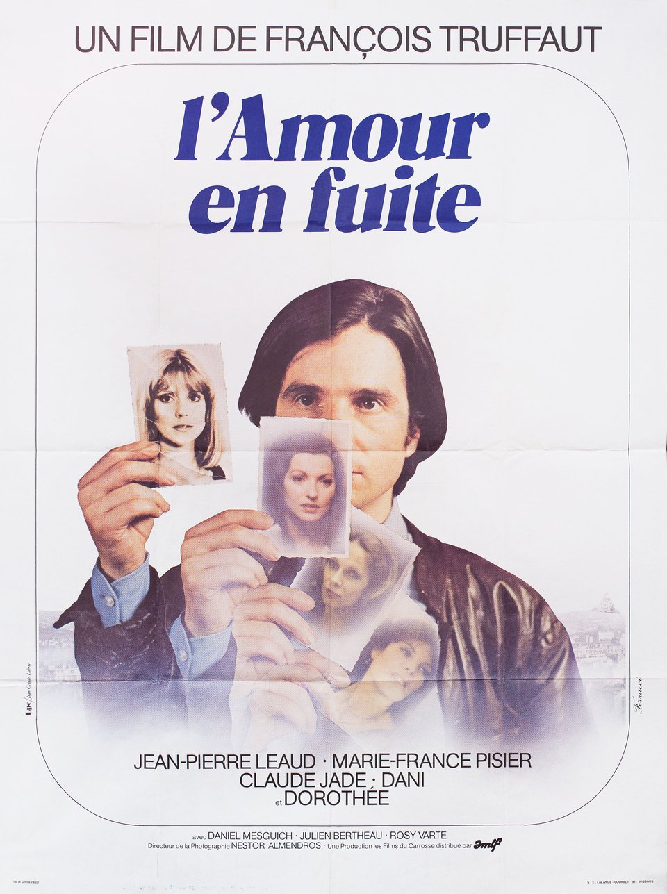 Love on the Run Original 1979 French Grande Movie Poster