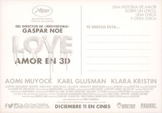 Love Original 2015 Spanish Postcard Alternate Image