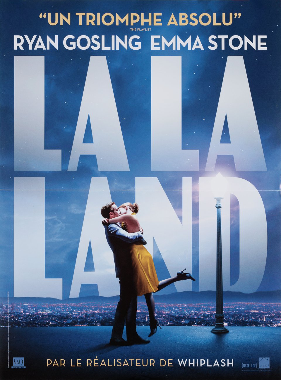 La La Land 映画ポスター フランスオリジナル La La Land Original 2016 French Petite Movie Poster - Posteritati