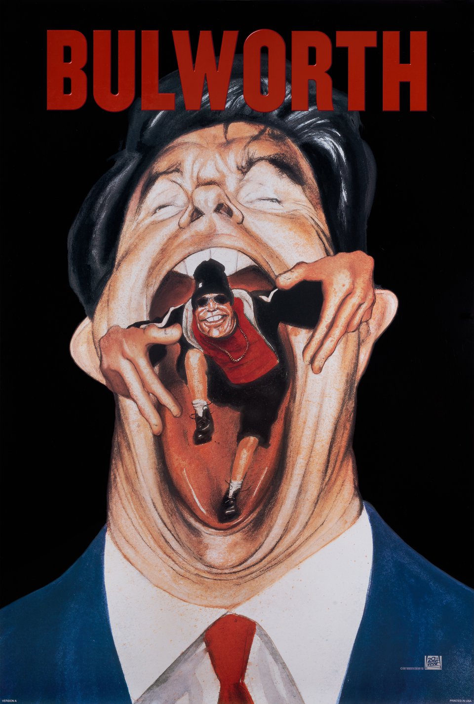 Bulworth Original 1998 U.S. One Sheet Movie Poster