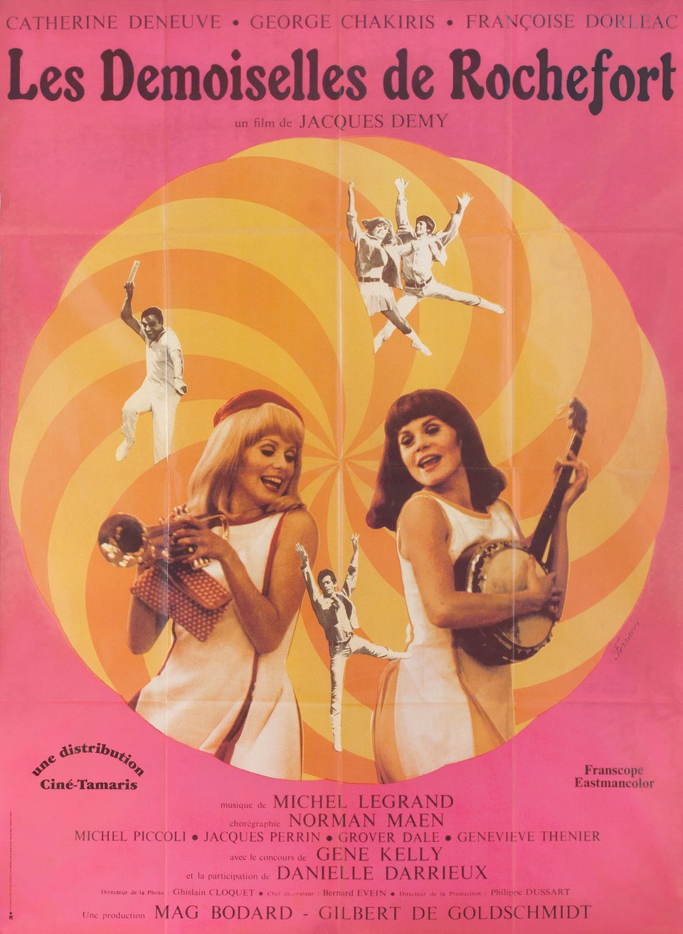 The Young Girls of Rochefort Original R2003 French Grande Movie Poster