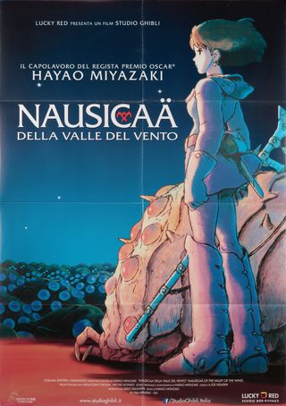 Nausicaa of the Valley of the Wind Original R2015 Italian Due Foglio Movie Poster
