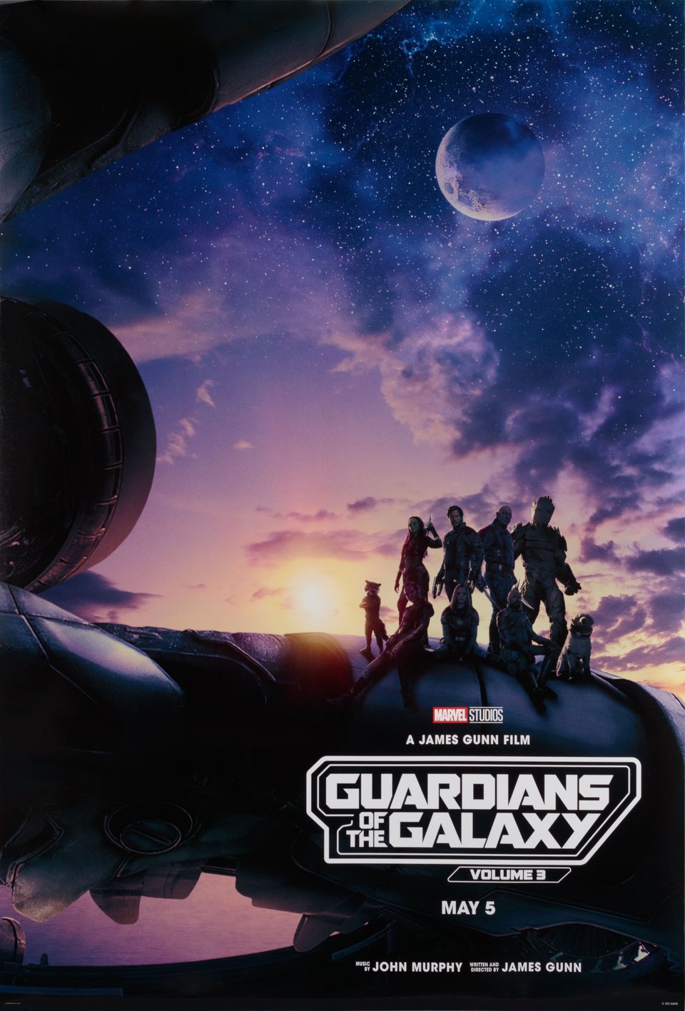Guardians of the Galaxy Vol. 3 Original 2023 U.S. One Sheet Movie Poster