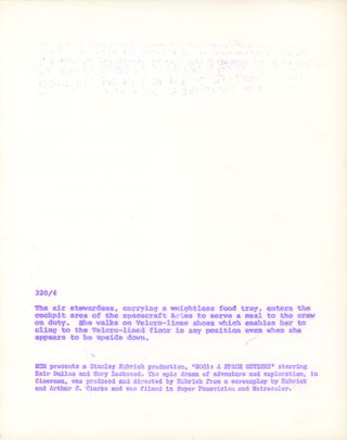 2001: A Space Odyssey Original 1968 U.S. Silver Gelatin Single-Weight Photo Alternate Image