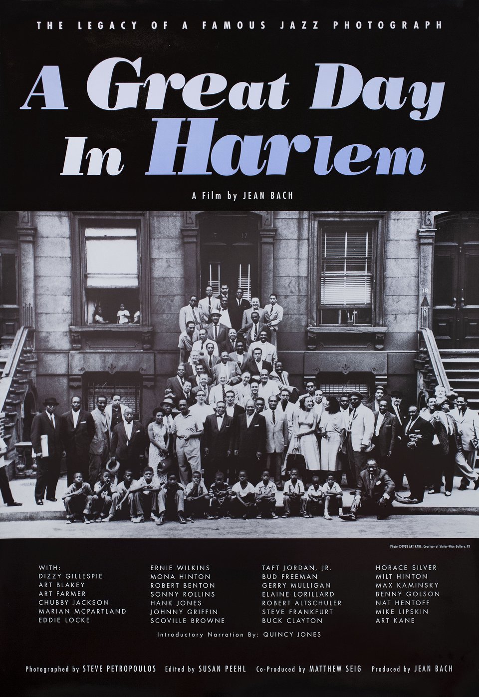 A Great Day in Harlem Original 1994 U.S. One Sheet Movie Poster