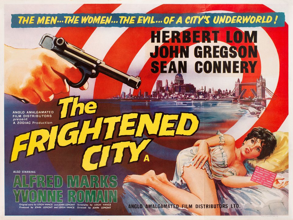 The Frightened City Original 1961 British Quad Movie Poster