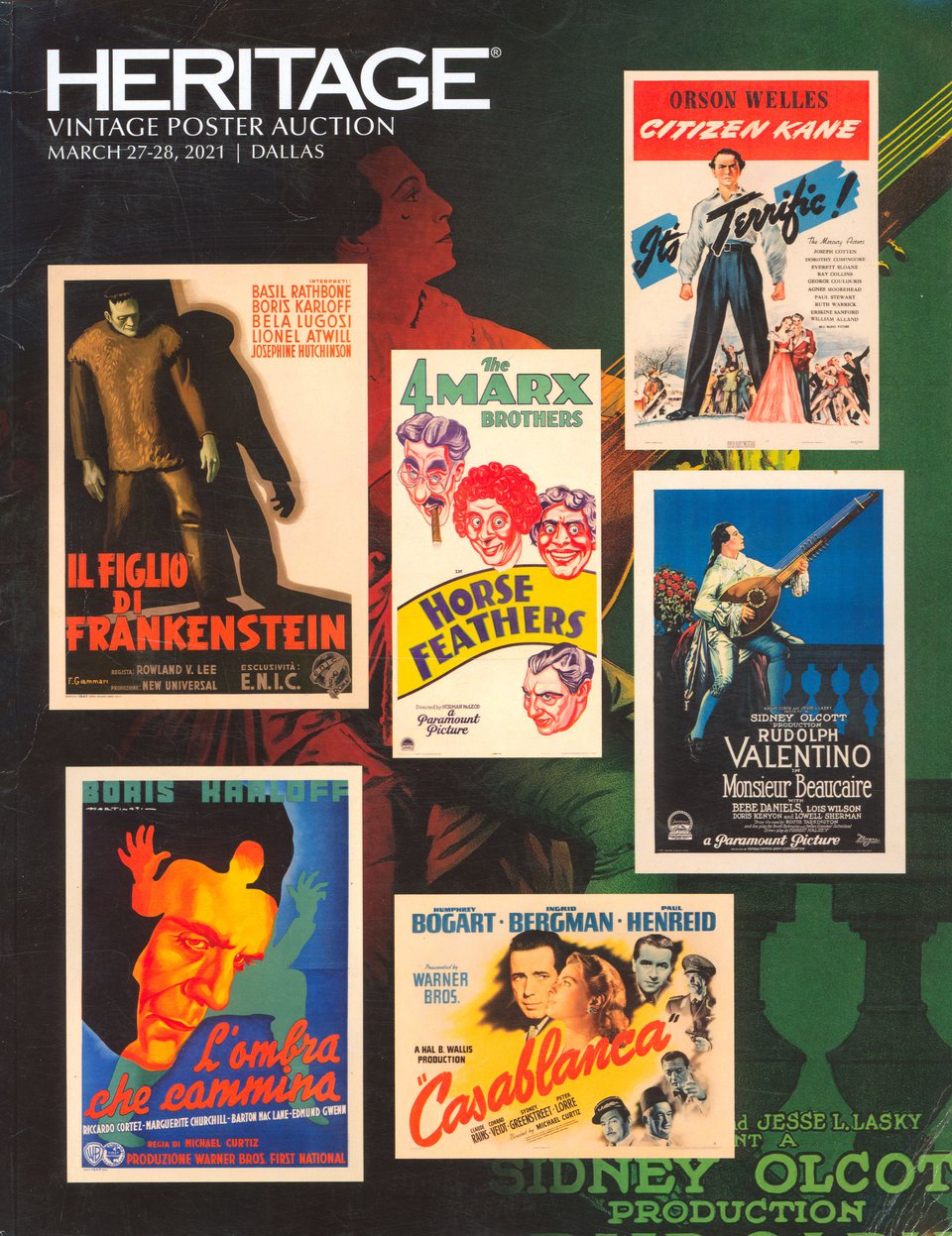 Heritage Auctions, Vintage Movie Poster Auction Original 2021 U.S