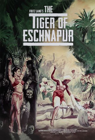 The Tiger of Eschnapur Original R2020s U.S. One Sheet Movie Poster