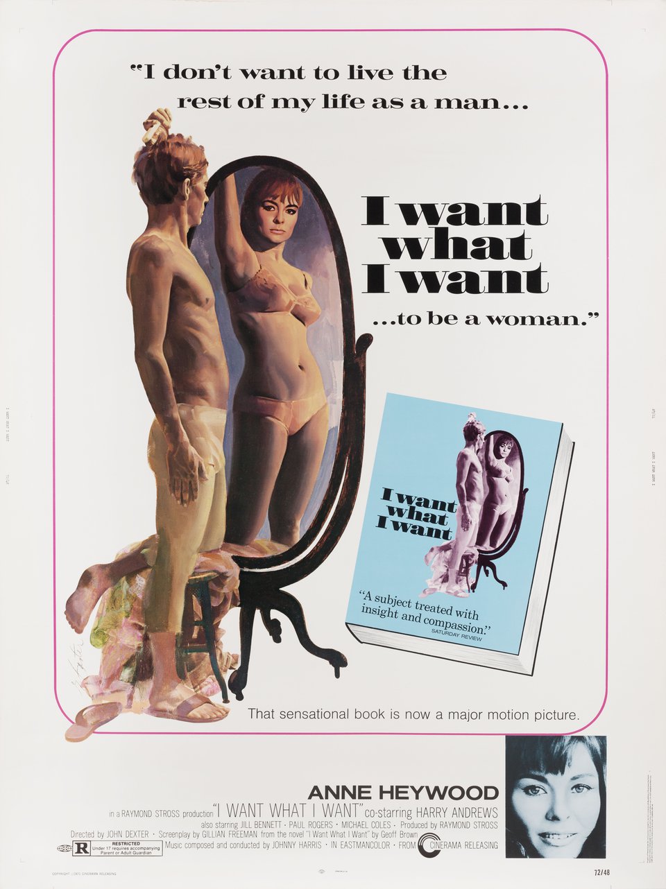 I Want What I Want Original 1972 U.S. 30 by 40 Movie Poster