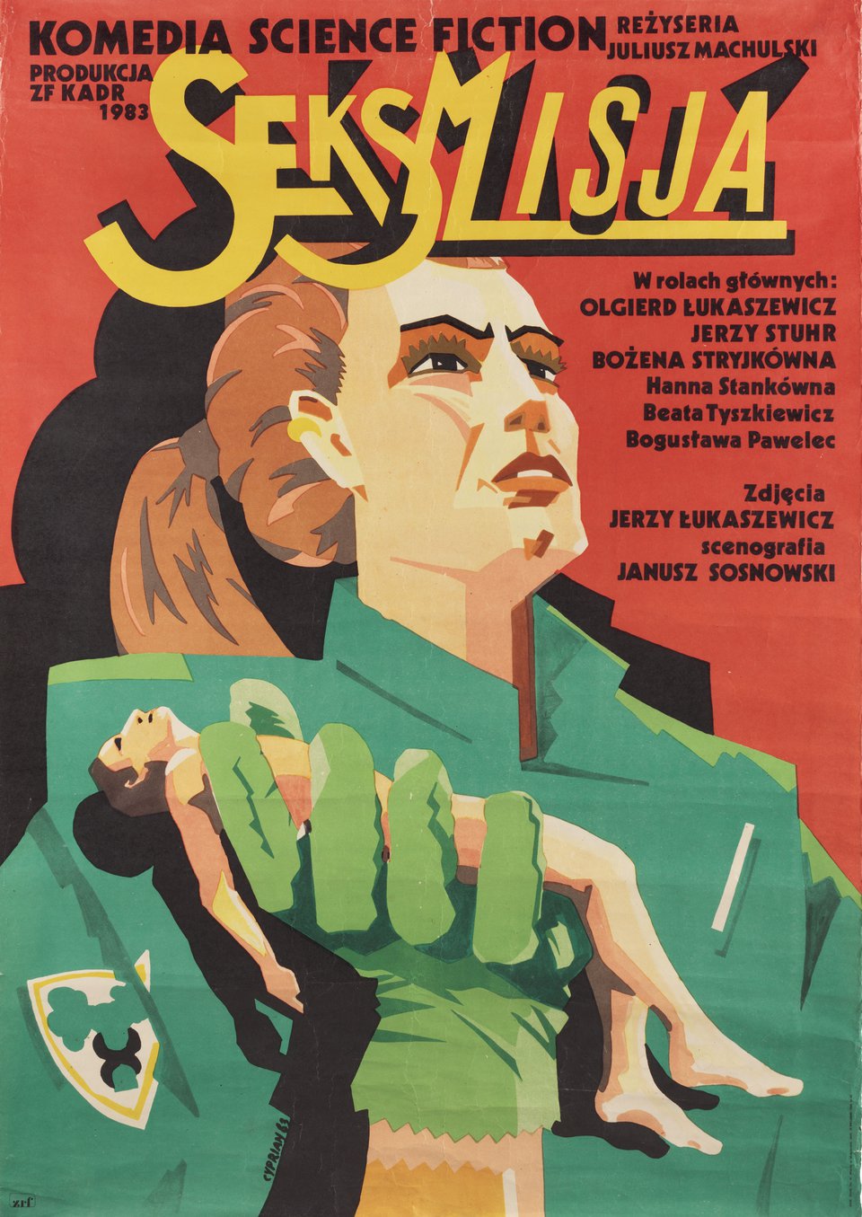 Sexmission Original 1984 Polish B1 Movie Poster