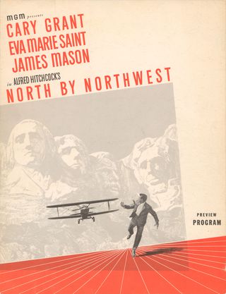 North by Northwest Original 1959 U.S. Movie Program Alternate Image