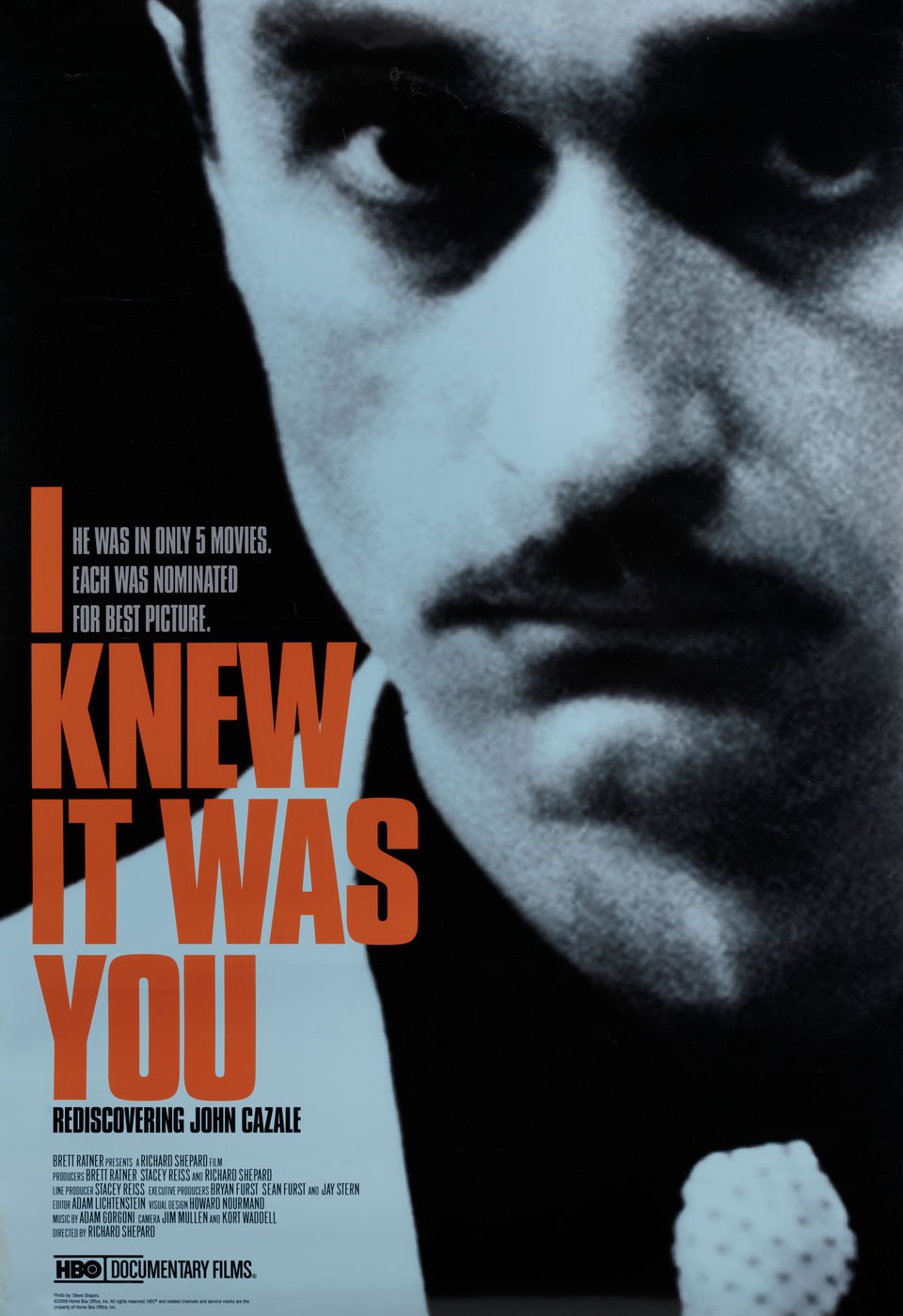 I Knew It Was You: Rediscovering John Cazale Original 2009 U.S. One Sheet Movie Poster
