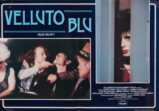 Blue Velvet Original 1986 Italian Fotobusta Movie Poster