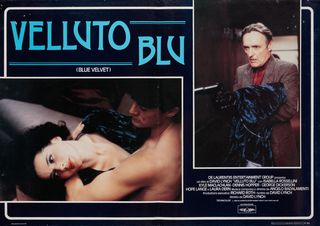 Blue Velvet Original 1986 Italian Fotobusta Movie Poster
