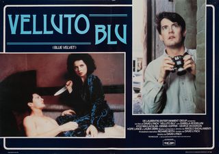Blue Velvet Original 1986 Italian Fotobusta Movie Poster