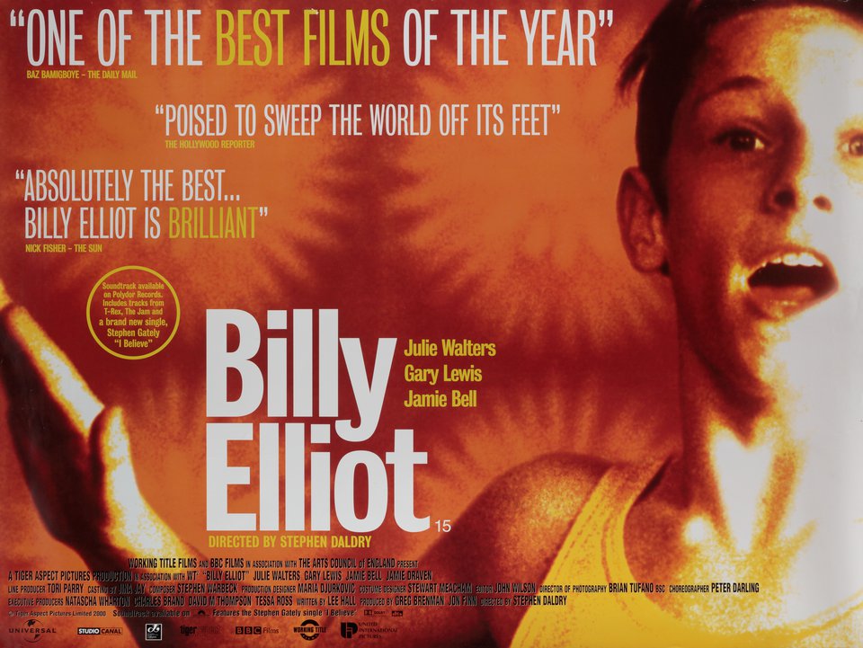 Billy Elliot Original 2000 British Quad Movie Poster